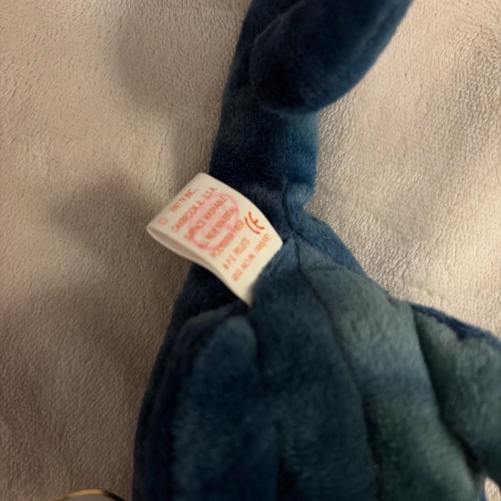 Vintage Ty Beanie Baby Rainbow Plush Stuffed Animal 1990s - Picture 7 of 8